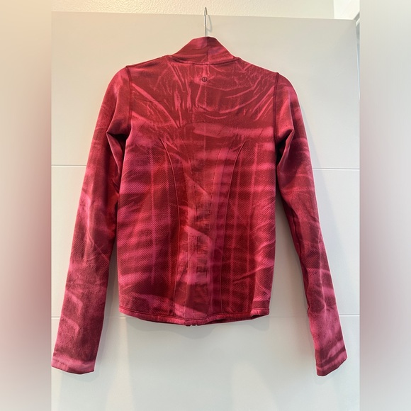 Lululemon Ebb street define jacket Chianti workout gym athleisure sporty Yoga 6 - Picture 14 of 17